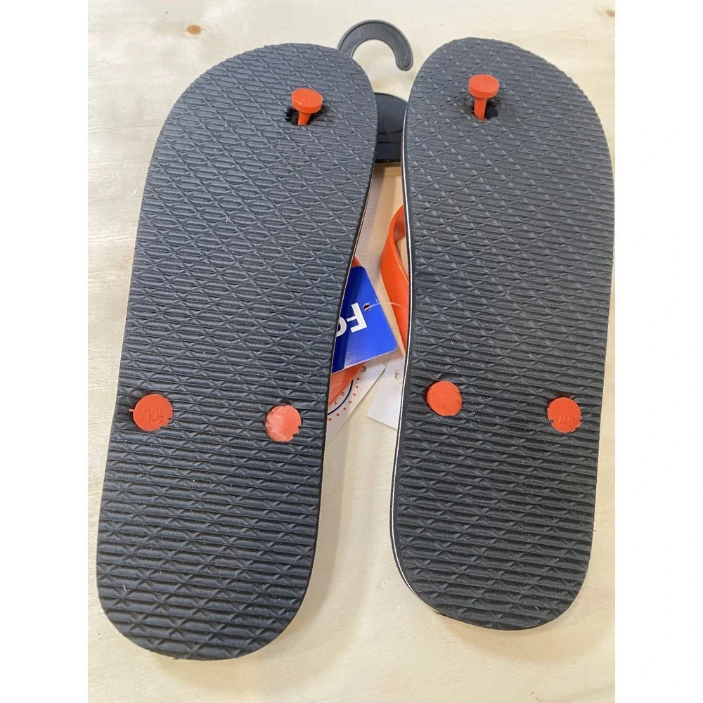 Texas Rangers MLB Baseball Flip‎ Flops Sandals New Medium Mens 7-8 Womens 9-10